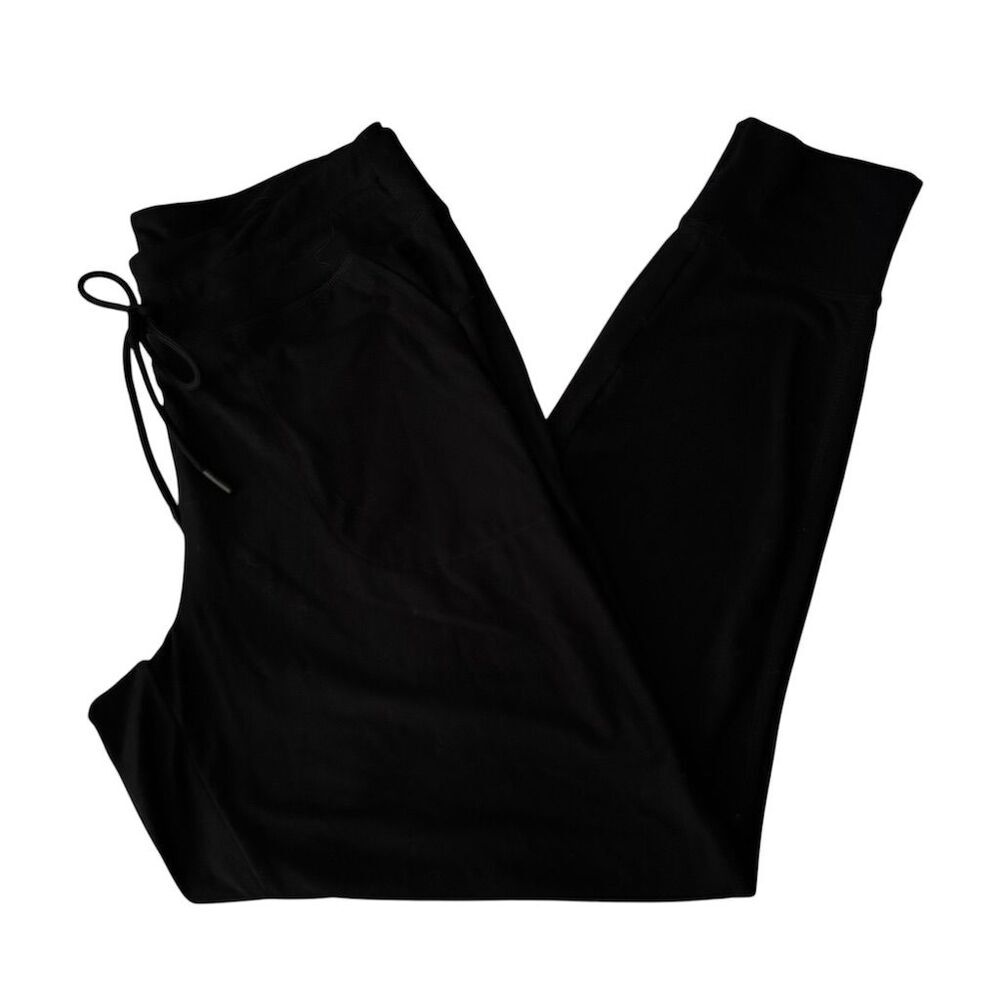 Lole Women's Black Joggers Size M Casual Stretch Jersey Knit Pants - Picture 2 of 10